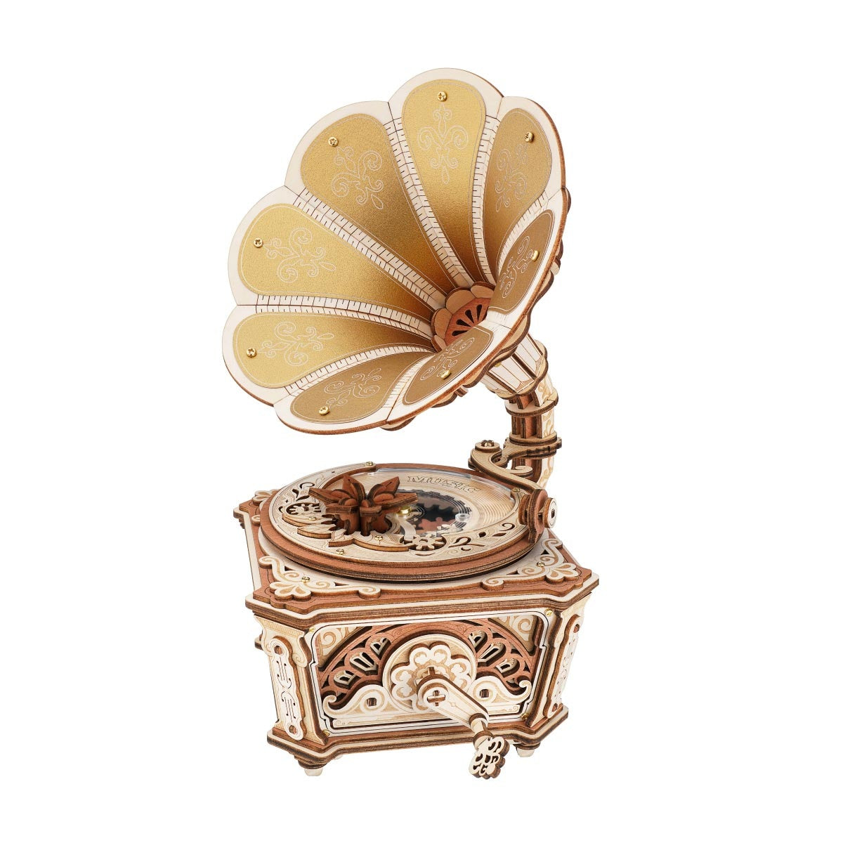 ROKR Diva Gramophone AMK82 — completed model DIY kit display