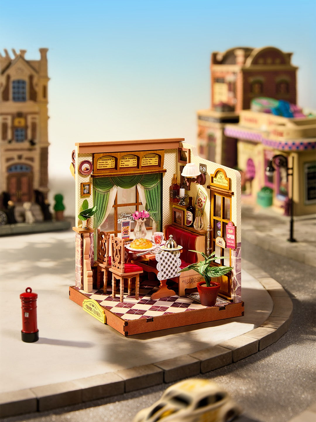 Rolife Champs-Élysées Bistro DS053 — display setting DIY kit display