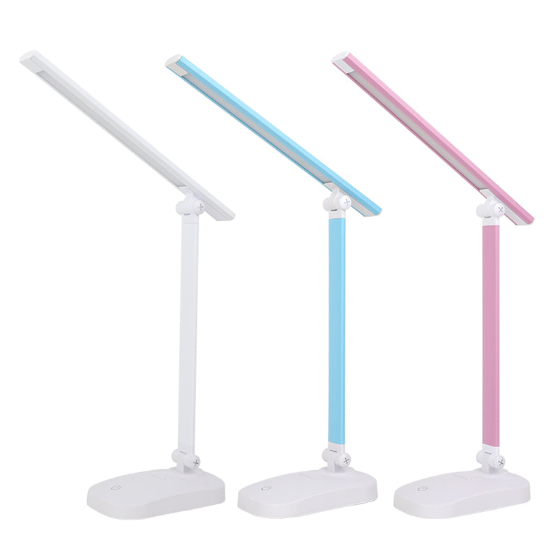 3 Color Stepless Dimmable Touch Foldable Table Lamp Led Bedside Reading Eye Protection Night Light DC5V USB Chargeable