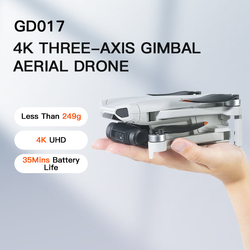 GD017 Drone 4K HD Camera 3-Axis Gimbal Touch Screen 249g Ultralight design Brushless EIS Electronic RC Quadcopter Toys 5.0