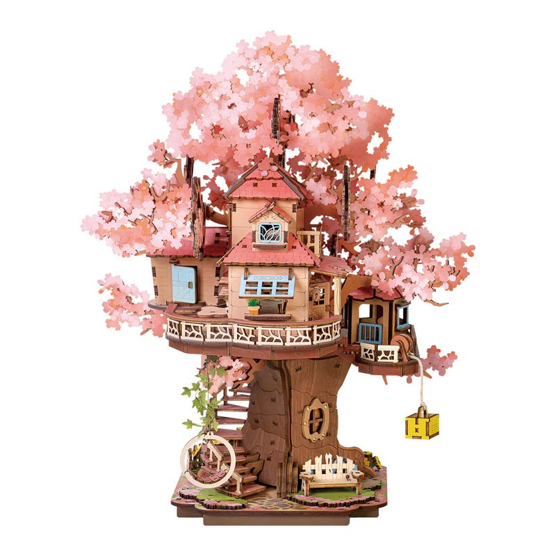 Rolife Sakura Tree House DIY Wooden 3D Puzzle TGS04