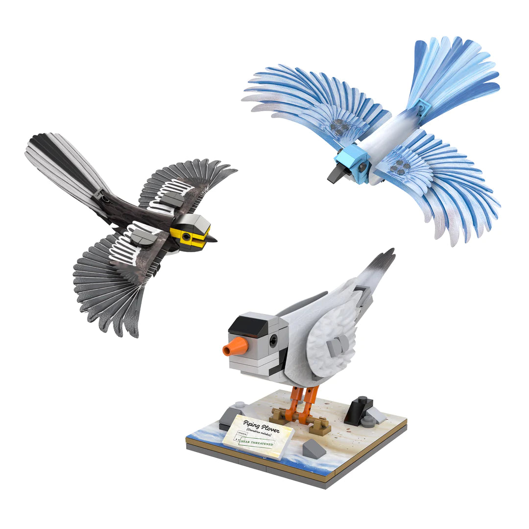 CaDA C71025W 382 Pcs Elements Endangered Birds of North America building blocks Compatible with Lego