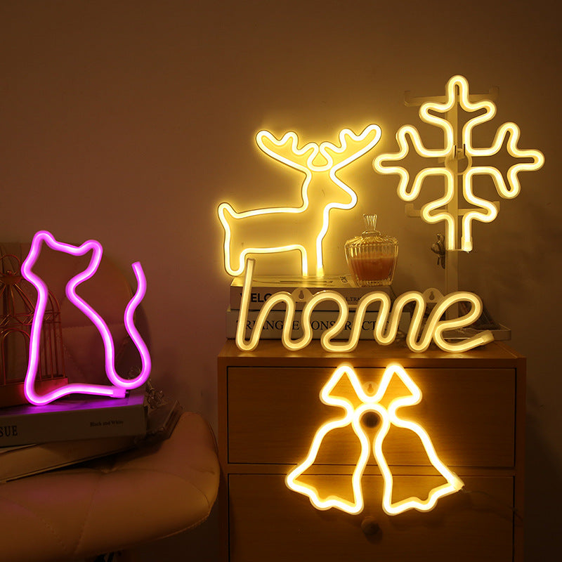 Cute LED Neon Light Wall Decorative Theme Birthday for kids  Neon Sign Night Lamp