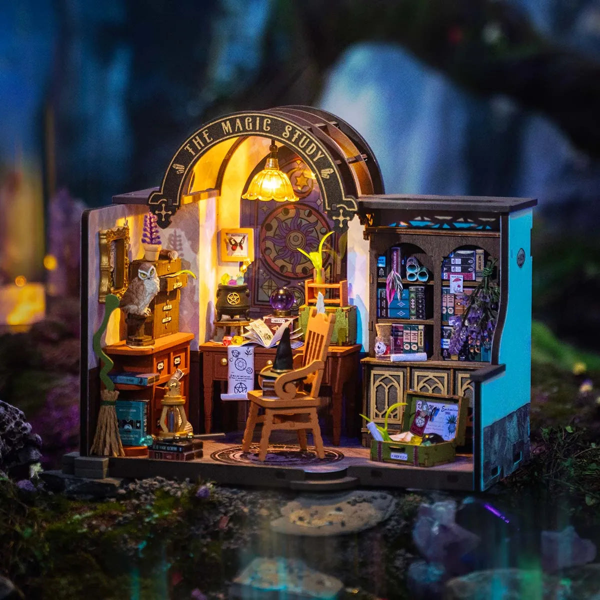 Robotime Rolife The Magic Study DIY Miniature House DG166
