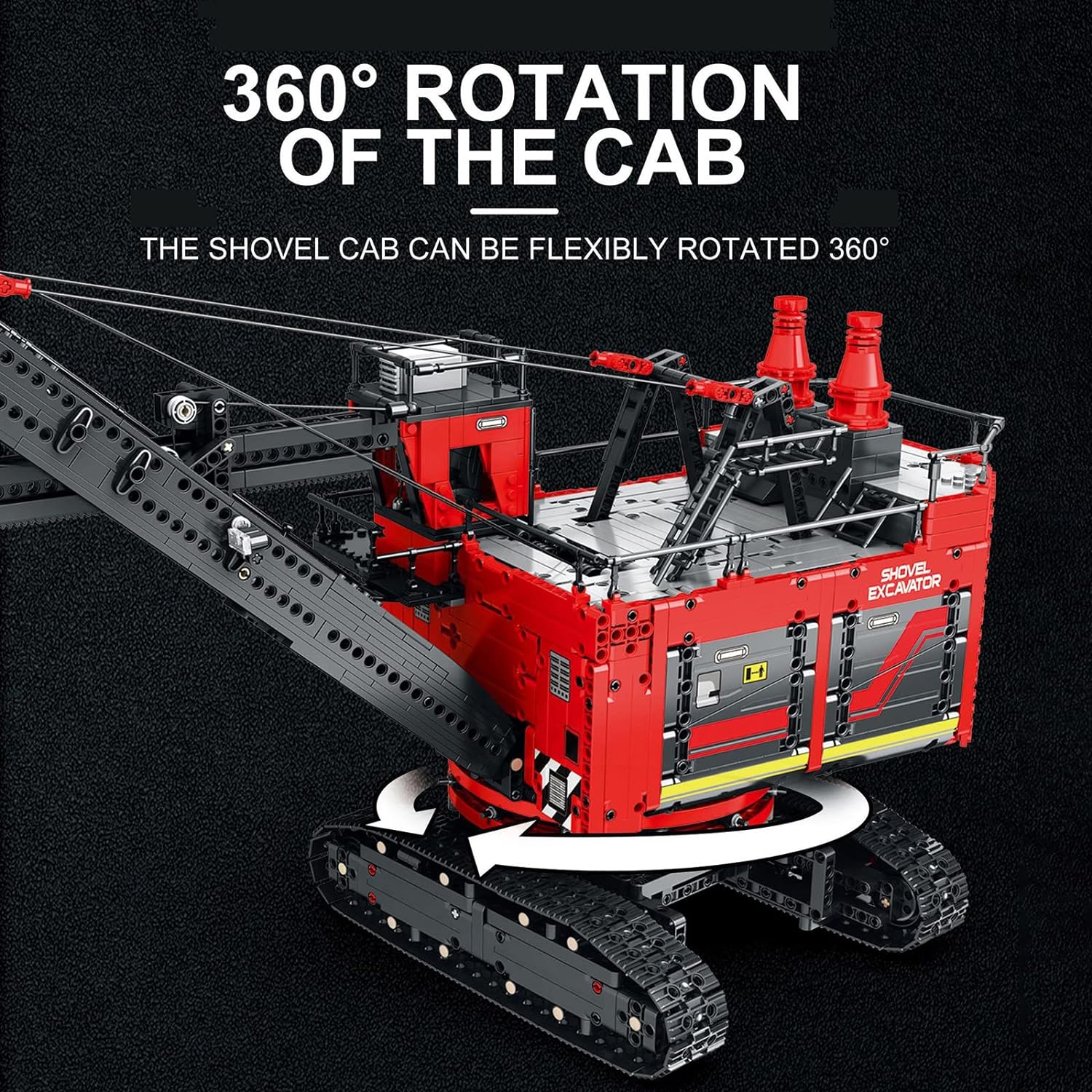 2968PCS Electric shovel excavator Building Blocks Rc Car APP Control City Engineering Construct Reobrix