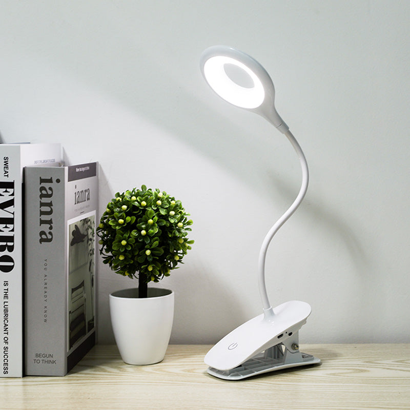 Desk Lamp USB Rechargeable Table Lamp with Clip Bed Reading Book Night Light Office LED Desk Lamp Table Eye Protection Lamp DC5V