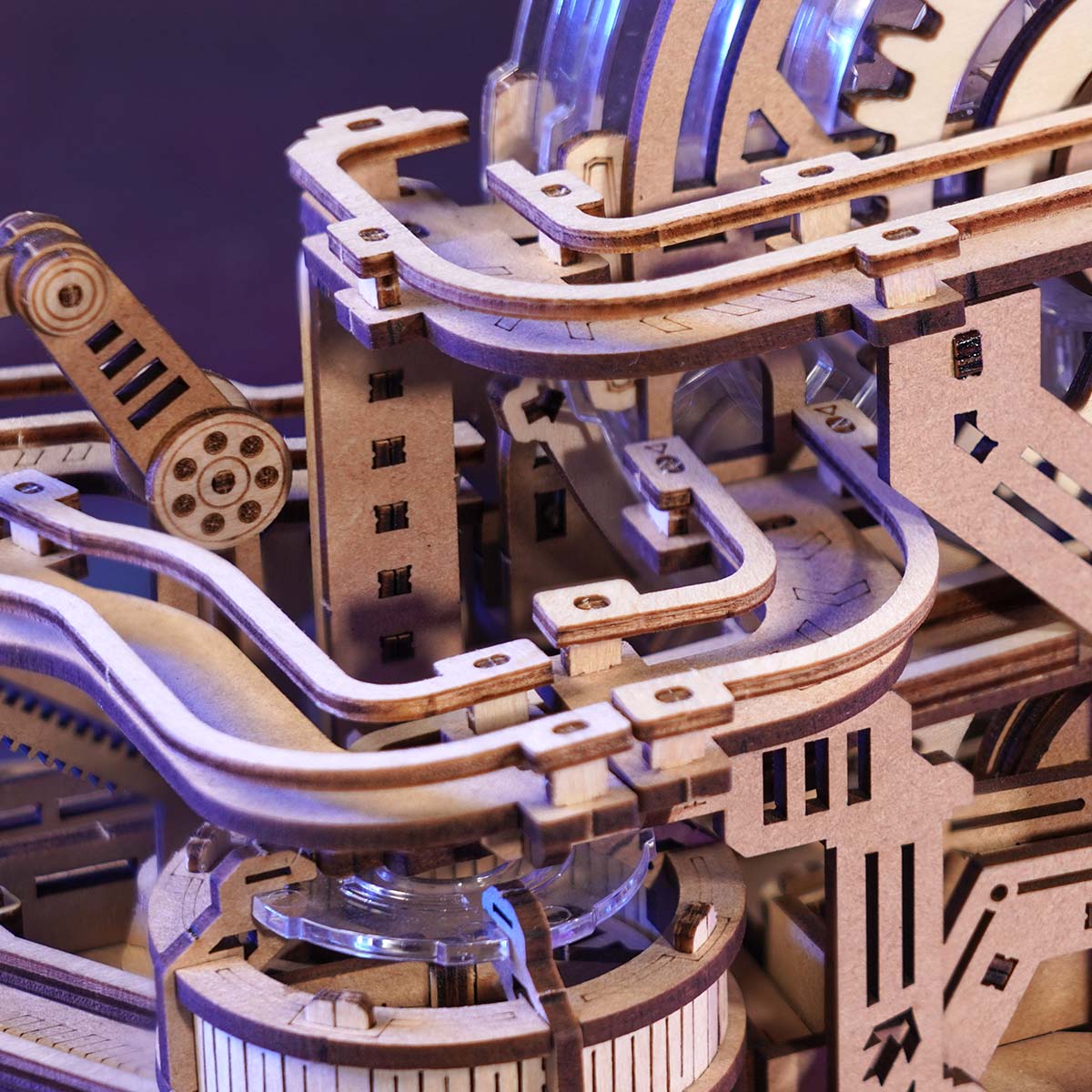 ROKR Gear Ball Challenge 3D Wooden Puzzle - EGC01 | Mechanical Brain Teaser for Teens & Adults