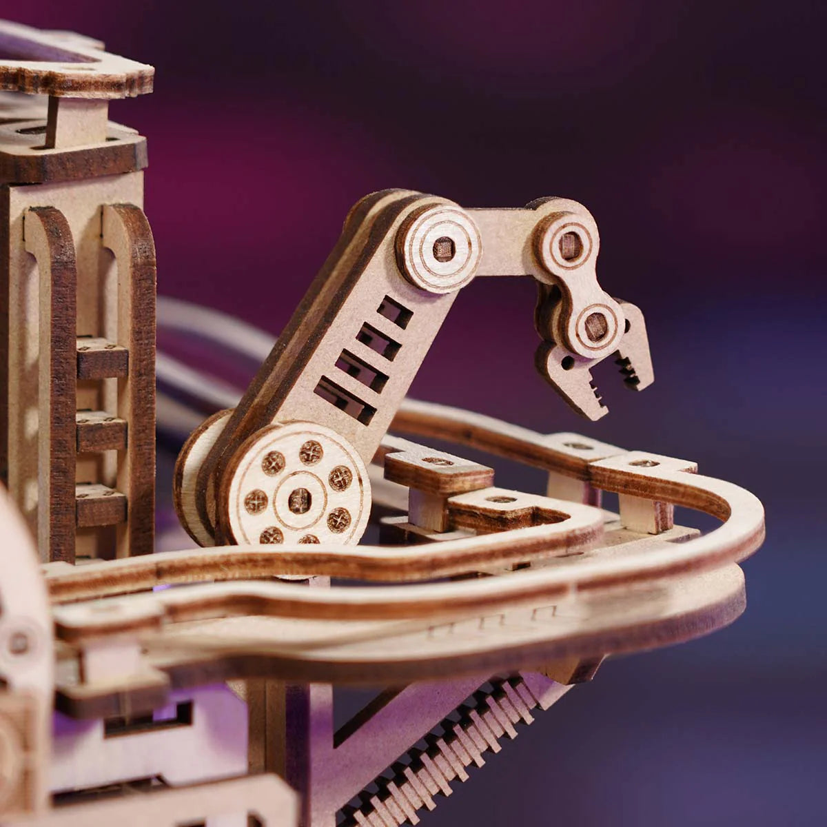 ROKR Gear Ball Challenge 3D Wooden Puzzle - EGC01 | Mechanical Brain Teaser for Teens & Adults