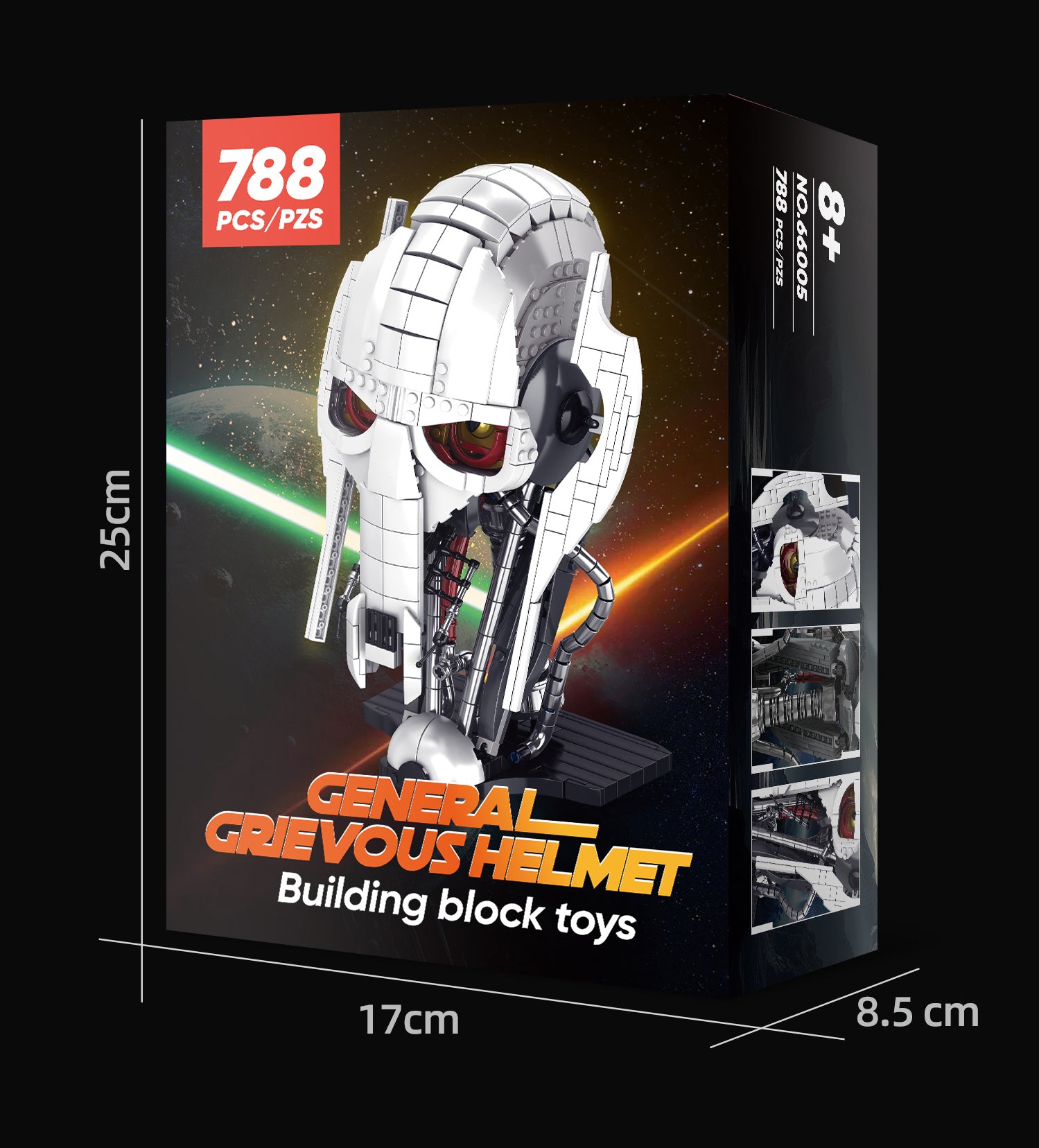 788PCS General Helmet Building Set, Restore Classic Building Blocks Model Home Ornament Decorations