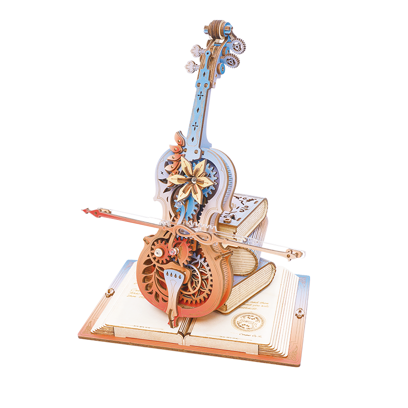ROKR Symphony of Gorgeous Dreams Mechanical Music Box 3D Wooden Puzzle AMK63M