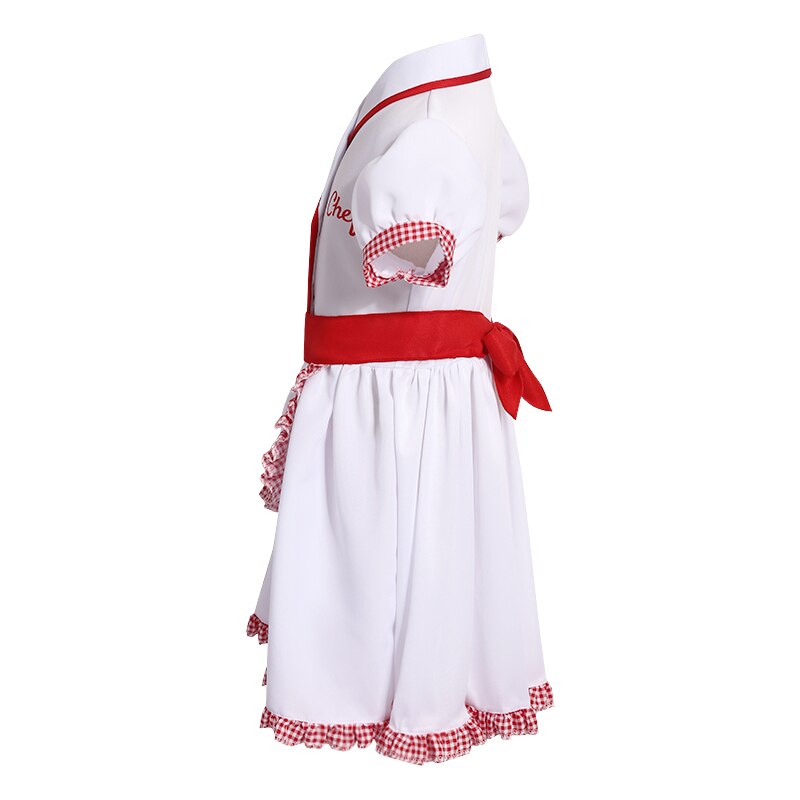 Kid's Doctor Chef Costume Child Chef Coat for Boys Girls Cook Outfi Halloween Children For Kids Uniform Book Week Costume