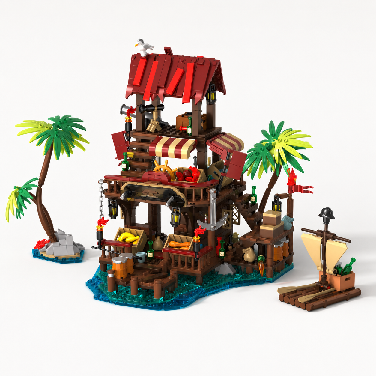 Pirates Bay Market building blocks set main product image