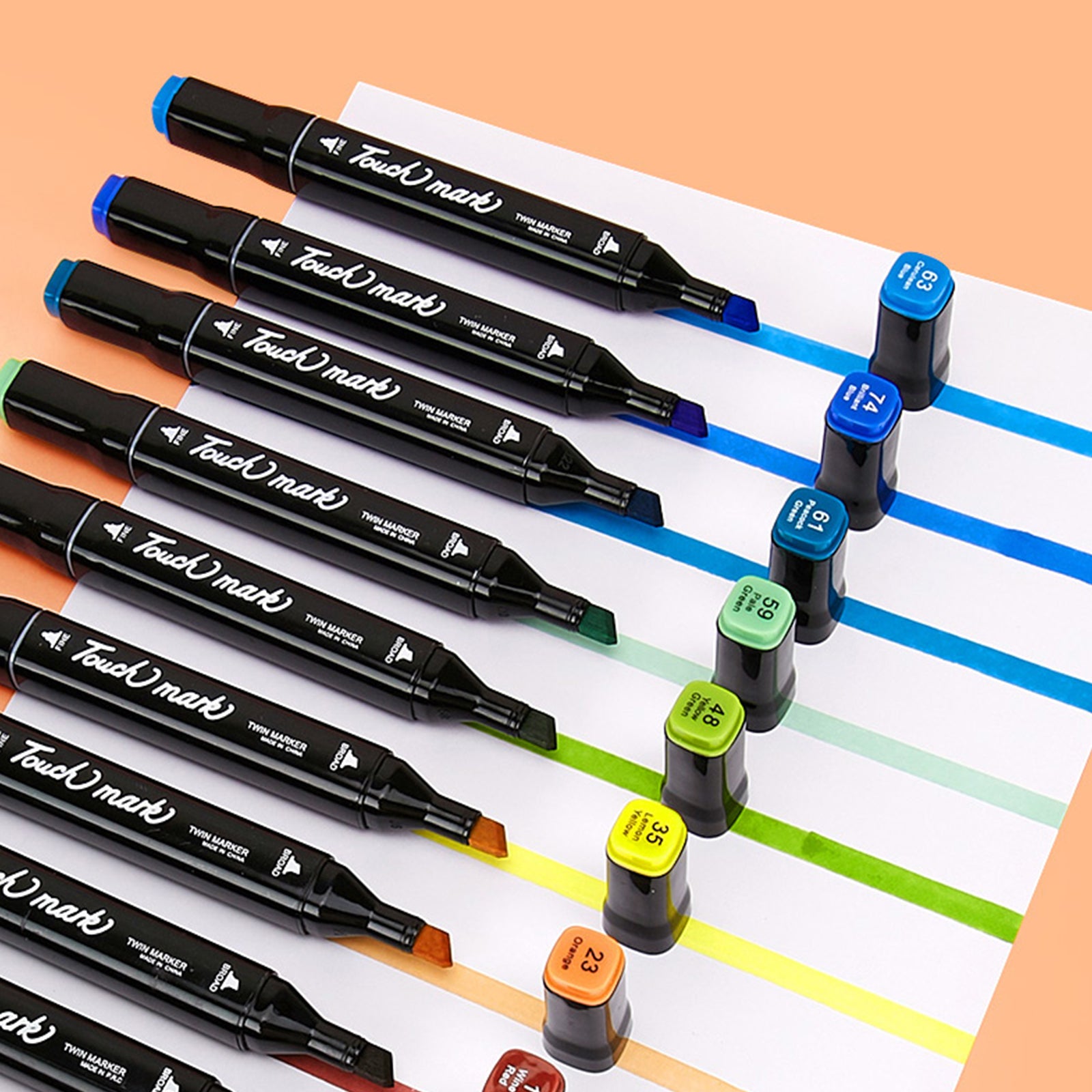 120PCS Colors Alcohol Markers Dual Tips Permanent Art Markers Pen for Kids & Adult, Alcohol-Based Highlighter Pen Sketch Markers for Painting, Coloring, Sketching and Drawing