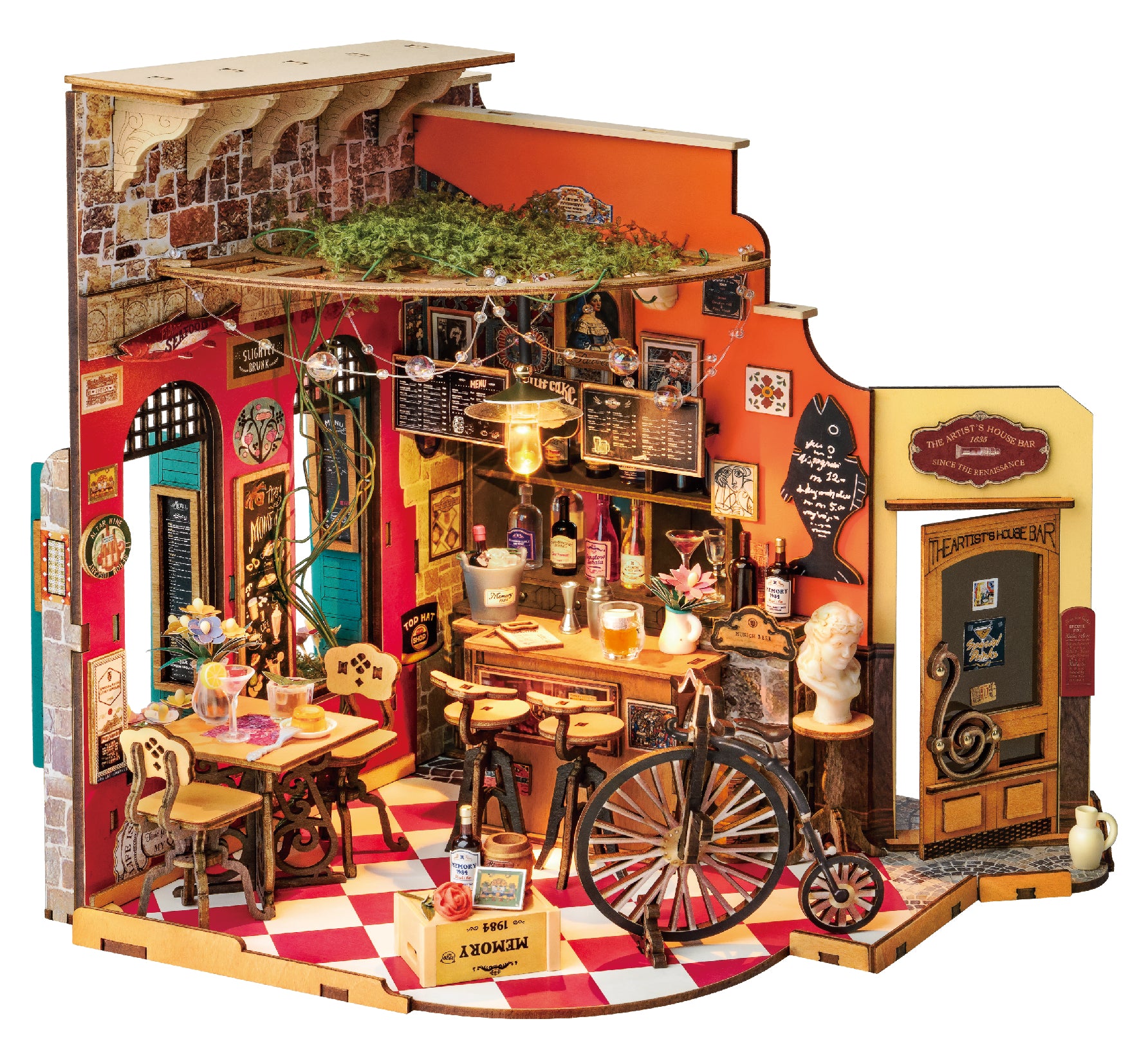 Rolife Cheers Bar & Dining DIY Miniature House DG173