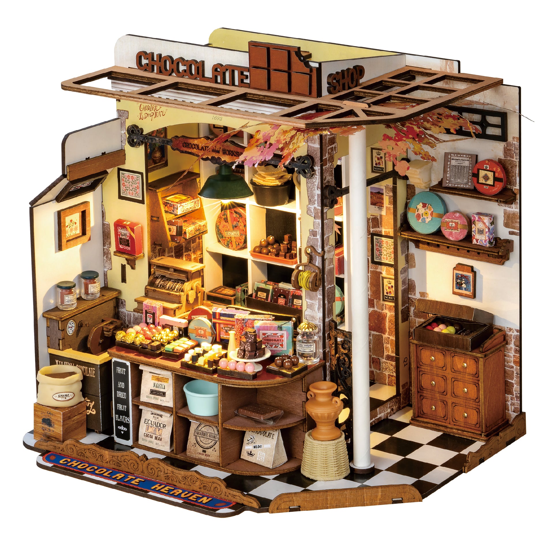 Rolife Henry's Chocolate DIY Miniature House DG174