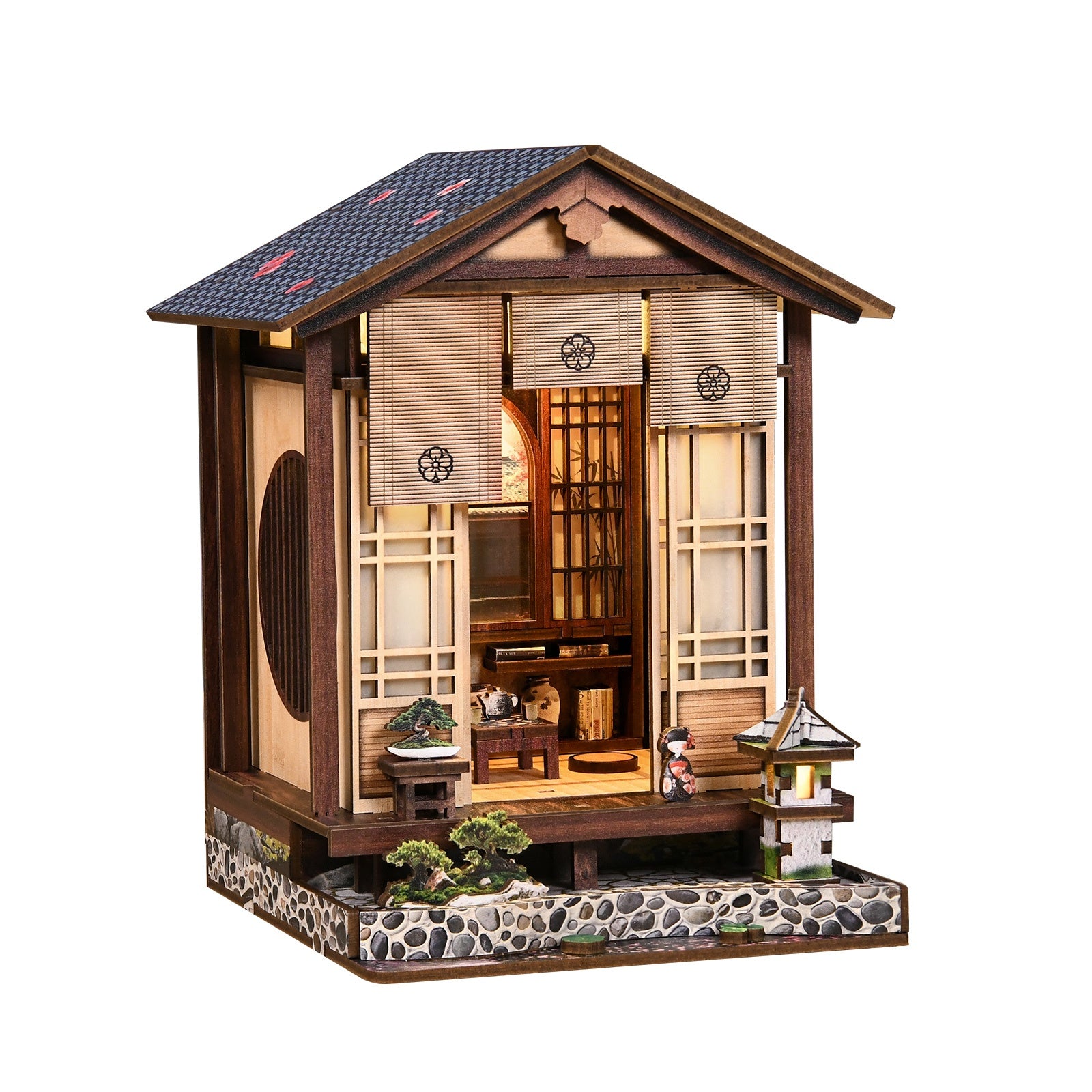Moss-Lantern Harmony Garden DIY Miniature House Kit with LED Light - main product image