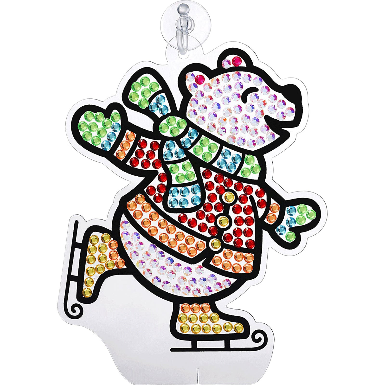 Magical Big Gem Painting DIY Arts and Crafts DIY Diamond Painting Stickers Kits for Kids Diamond Art Sticker Paint with Diamonds -Christmas Fun