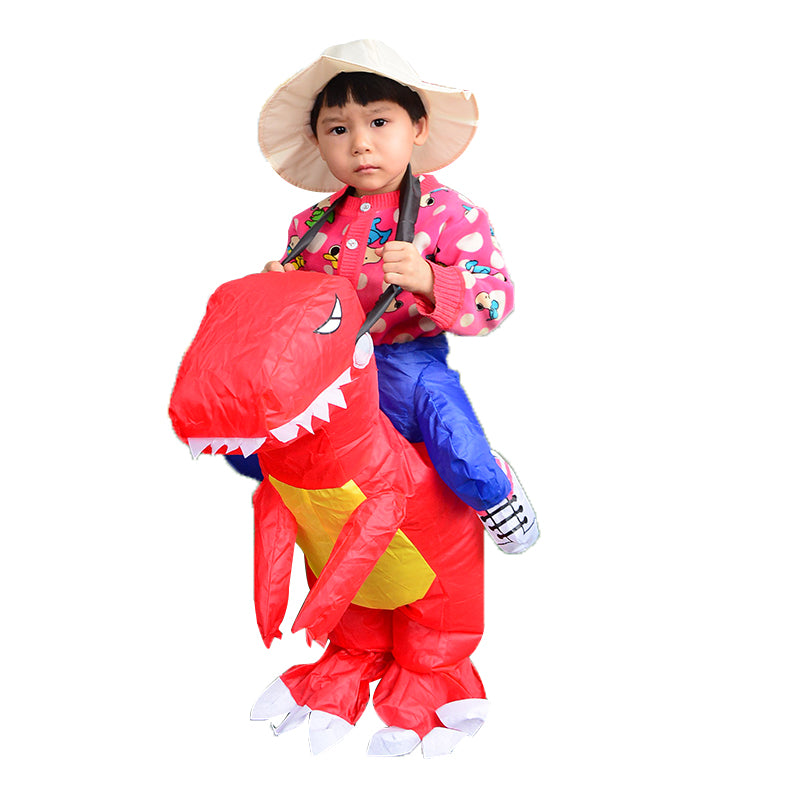 Red Inflatable Dinosaur Costume toddle Halloween Christmas Party Cosplay Costumes Dress Suit for children Adult book week costume