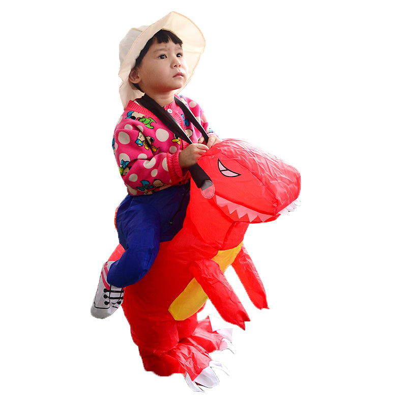 Red Inflatable Dinosaur Costume toddle Halloween Christmas Party Cosplay Costumes Dress Suit for children Adult book week costume