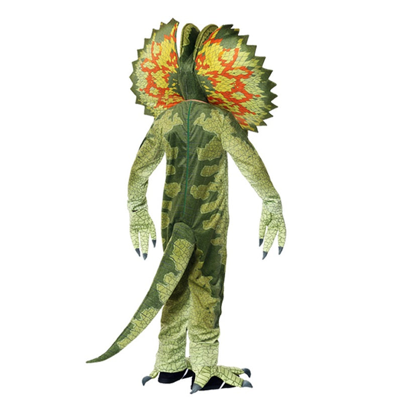 Kids Boys Halloween Cosplay Costumes Child Pretend Green Triceratops Dinosaur Game Party Role Play Dress Up Outfit Book Week Costume