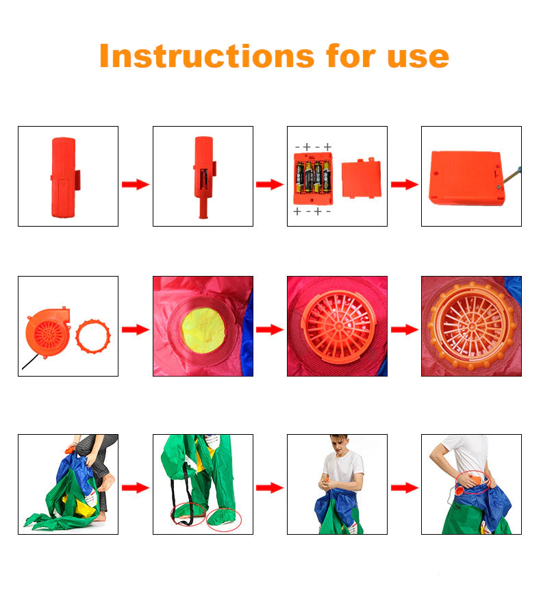 Green Inflatable Dinosaur Costume toddle Halloween Christmas Party Cosplay Costumes Dress Suit for children Adult book week costume