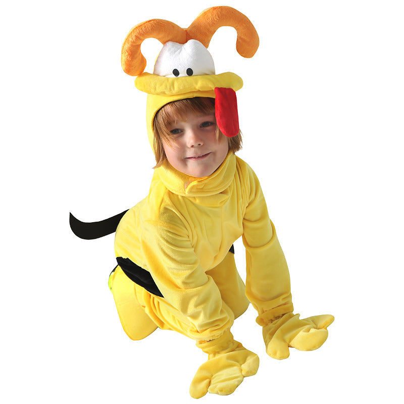 Halloween Party Children Cosplay Odie Costumes Kids Cos Garfield Odie Costume for Kids Book Week Costume