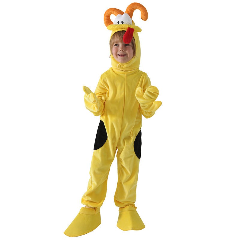 Halloween Party Children Cosplay Odie Costumes Kids Cos Garfield Odie Costume for Kids Book Week Costume
