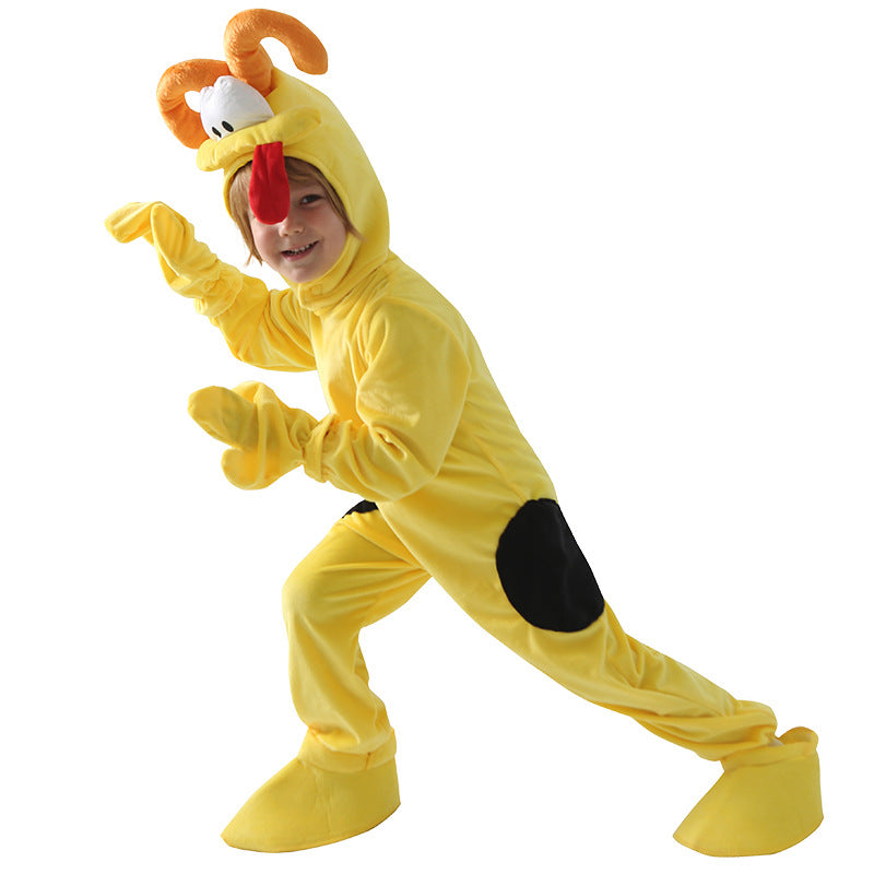 Halloween Party Children Cosplay Odie Costumes Kids Cos Garfield Odie Costume for Kids Book Week Costume
