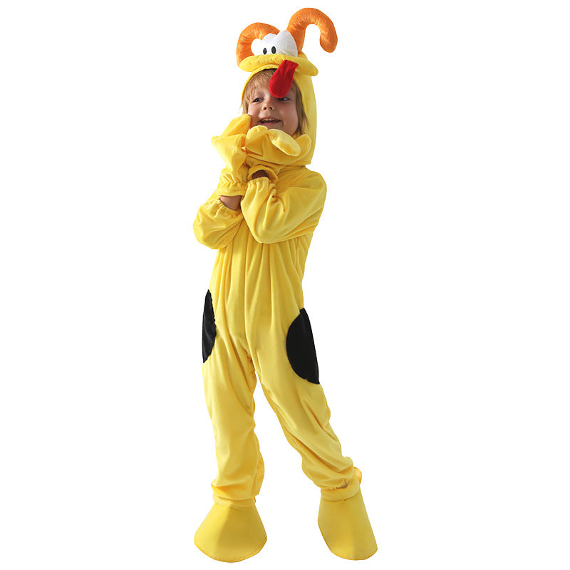 Halloween Party Children Cosplay Odie Costumes Kids Cos Garfield Odie Costume for Kids Book Week Costume