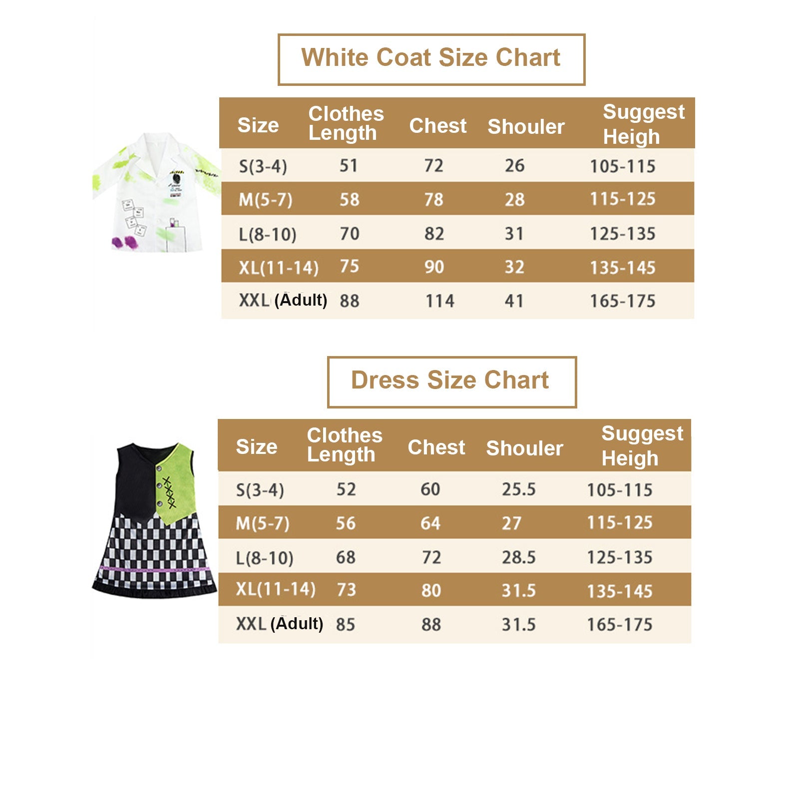 Indoor girl  kids Mad Scientist Costume Kids Outfit Halloween Fancy Dress halloween cosplay Book Week Costume