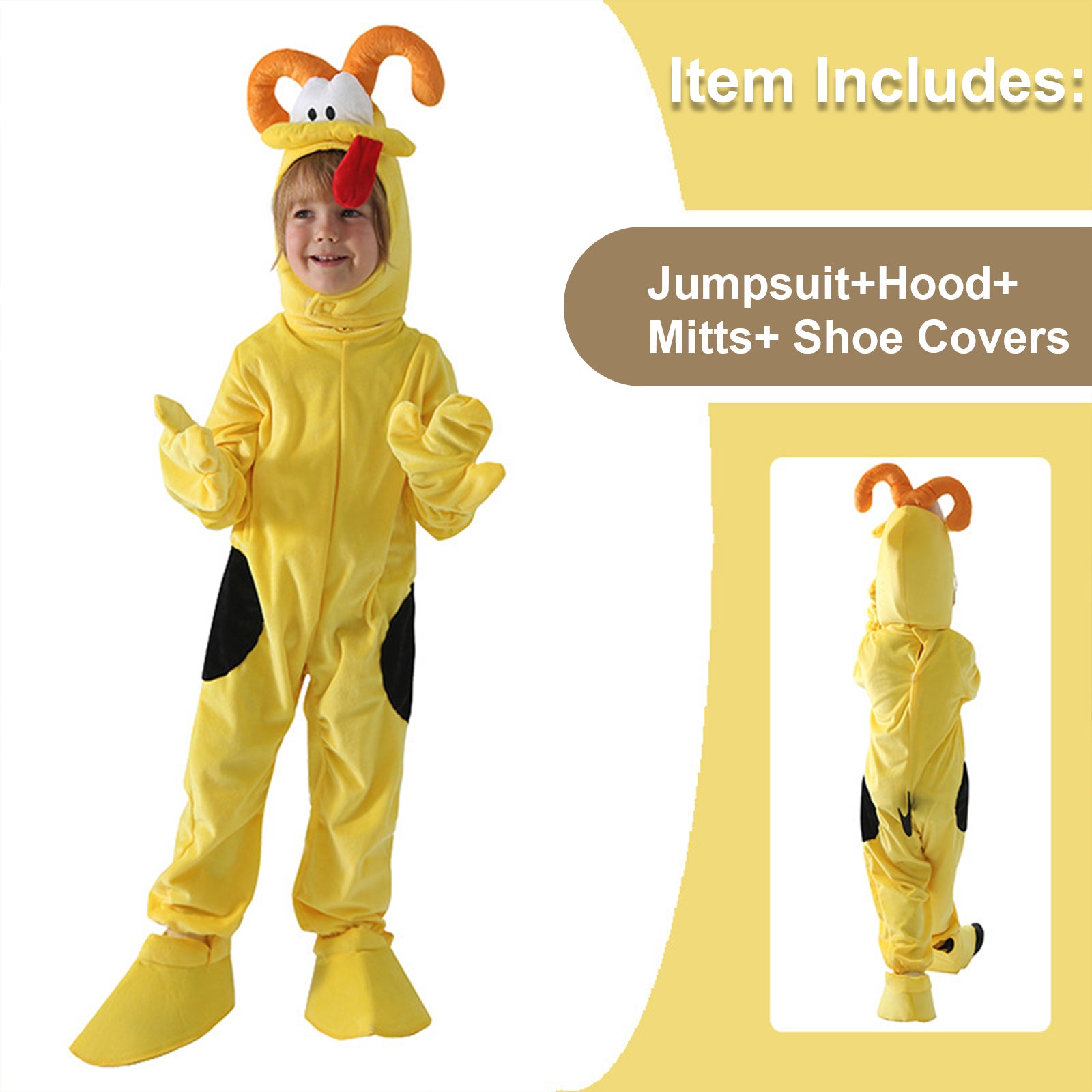 Halloween Party Children Cosplay Odie Costumes Kids Cos Garfield Odie Costume for Kids Book Week Costume