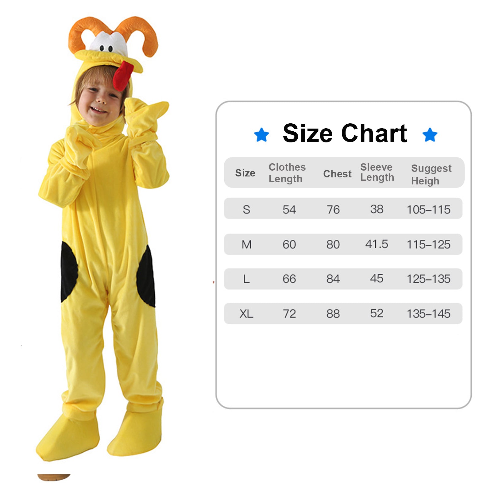 Halloween Party Children Cosplay Odie Costumes Kids Cos Garfield Odie Costume for Kids Book Week Costume