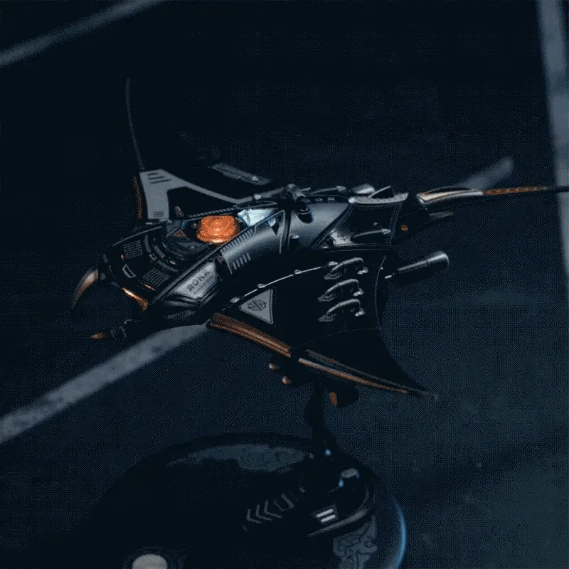 ROKR Manta Ray Mechanical 3D Puzzle Kit - MI06 | Wooden Ocean Model with Kinetic Fins for Adults & Teens