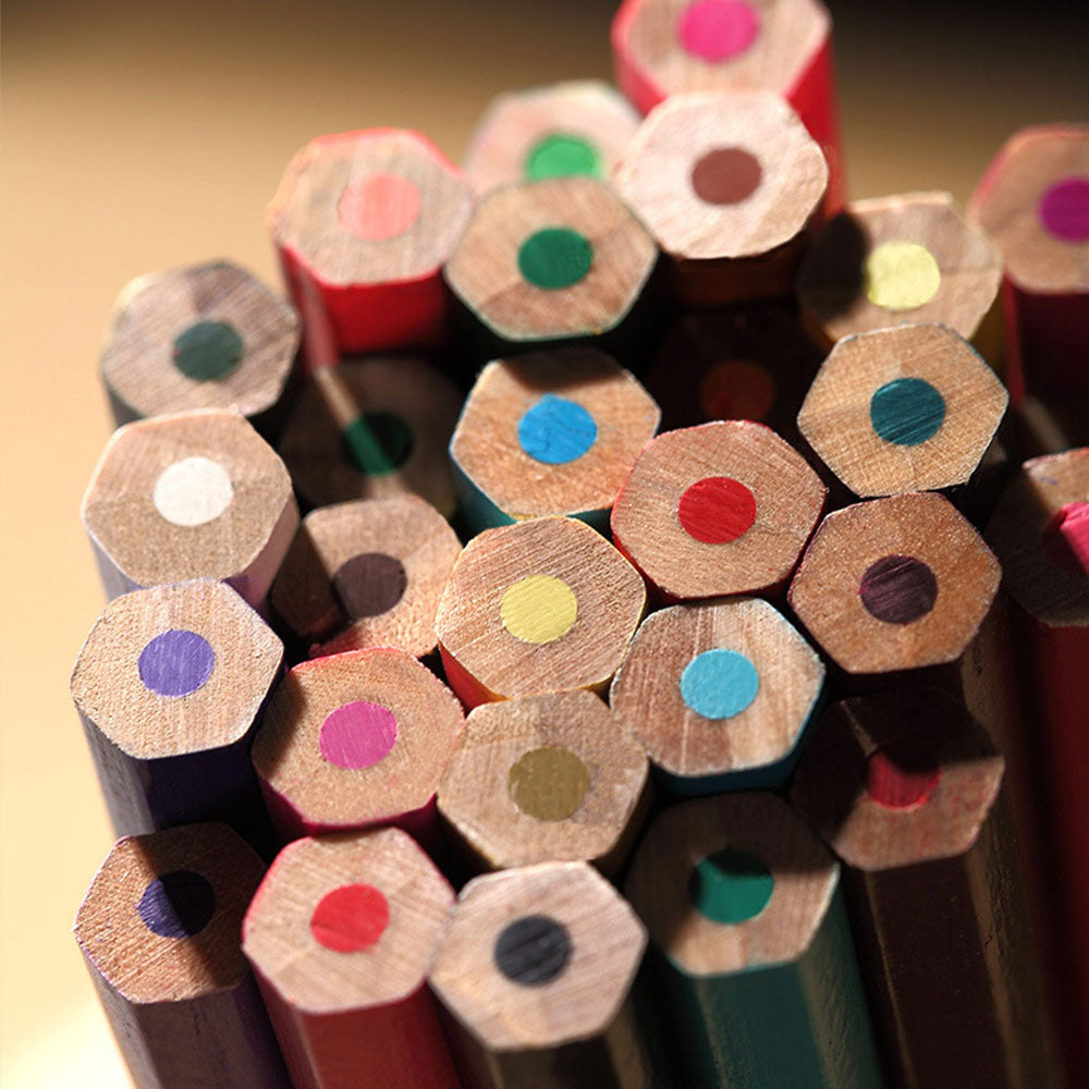 48 Colors Drawing Pencil Crayon Set Pencil Set Artist Painting Wooden Pencils