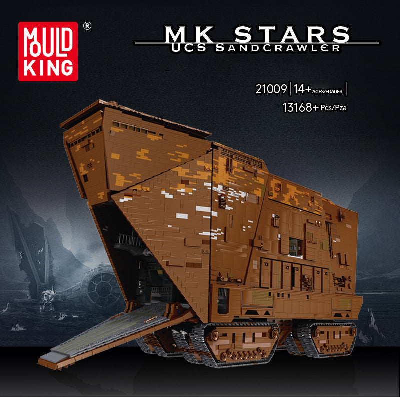 13168pcs Star Toy Wars Compatible Cavegod Sandcrawler Assembly Building Blocks