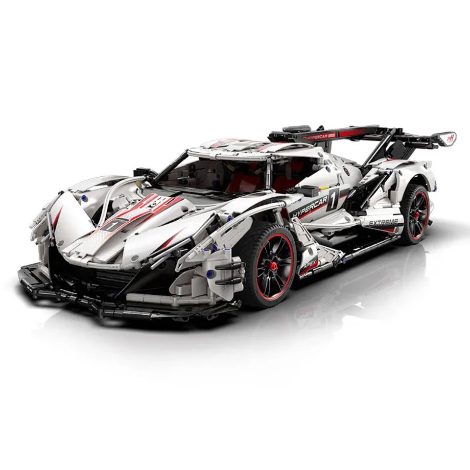 CADA C61053W 4449pcs V12 Hypercar Master Supercar Series Designed by Suhwan Ji 1:8