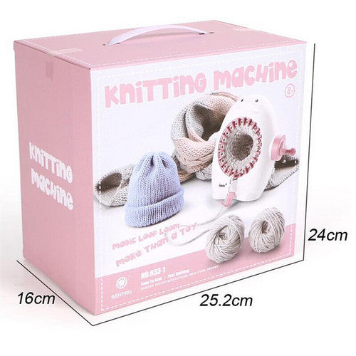 22Needles Penguin Knitting Machine DIY Scraf Hat Weaving Loom Kids Learning Gift
