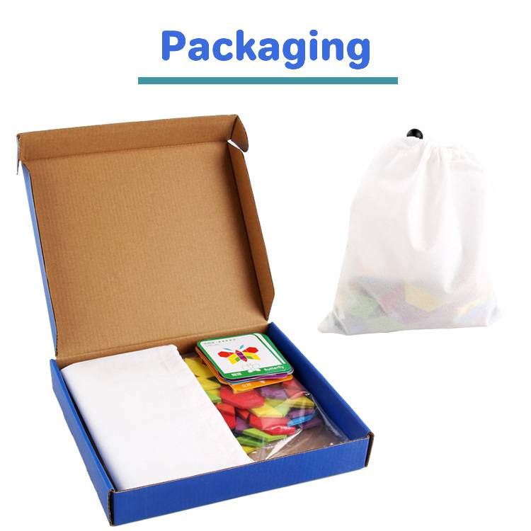 155Pcs Wooden Jigsaw Puzzle Games Montessori Educational Toys For Kids Patterns