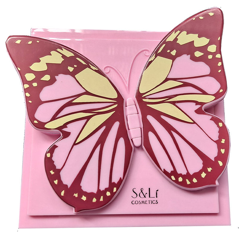 Kid Girls Makeup Set Butterfly Style Eco-friendly Cosmetic Pretend Play Kit Princess Toy