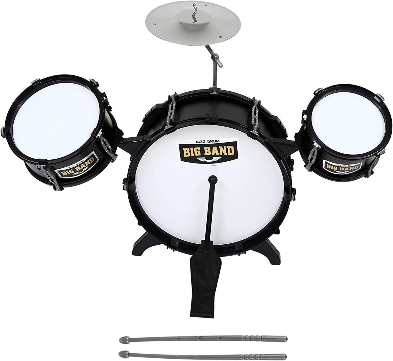 Jazz Drum Set Small Plastic Drum Set Toy Early Educational Music Instr