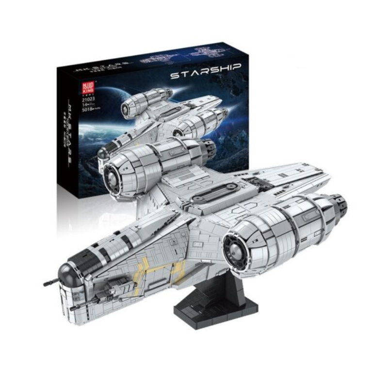 5018pcs Mould King 21023 Razor Crest Building Blocks Toy Set