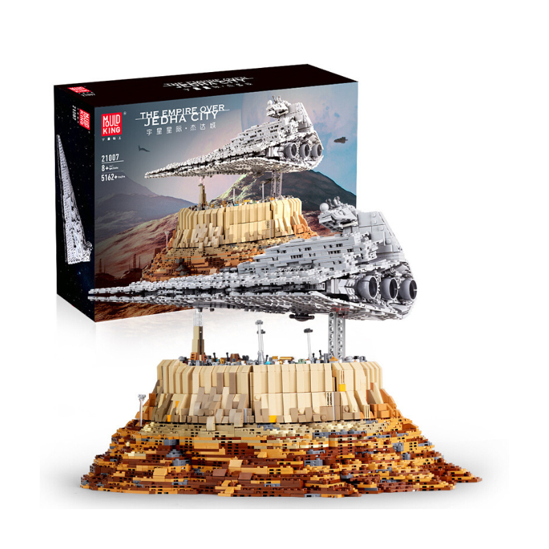 5162pcs Mould King 21007 The Empire over Jedha City Building Blocks Toy Set