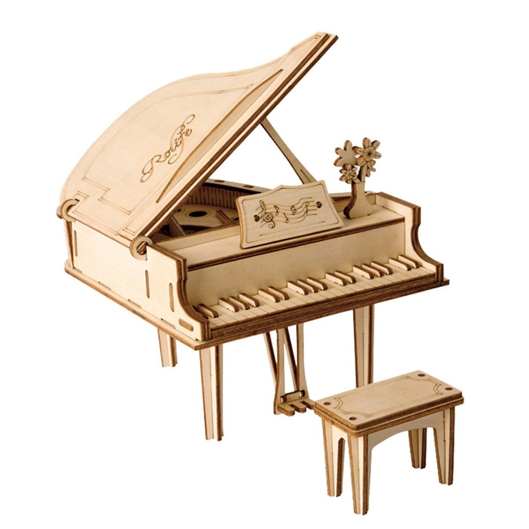 Robotime Rolife Grand Piano 3D Wooden Puzzle TG402