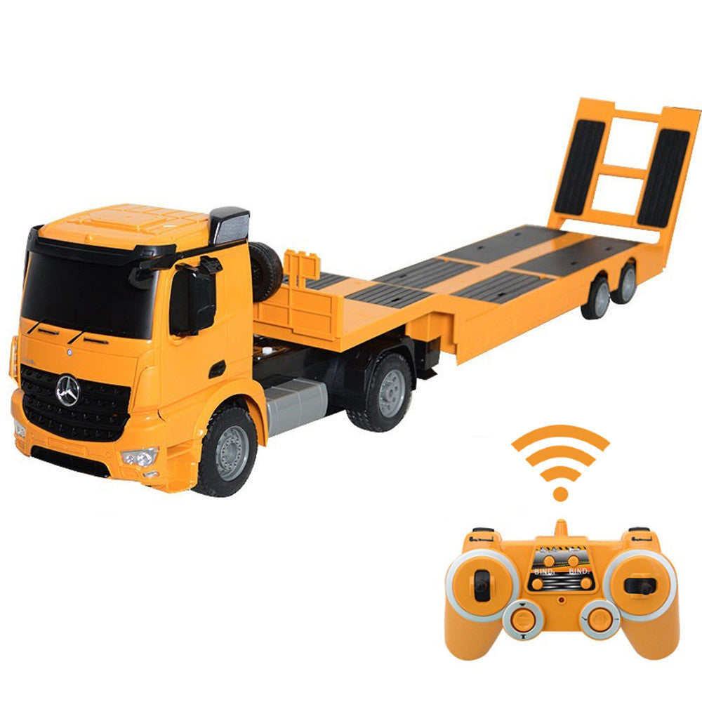 Double E E562-003 1:20 2.4G RC Mercedes Benz Semi-Trailer Tow Truck Engineering Construction Model