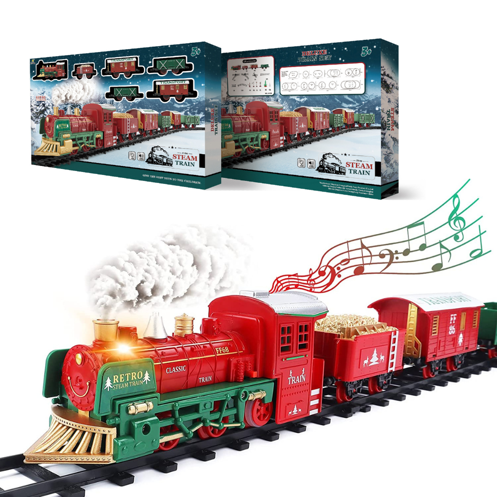 Deluxe christmas train set online