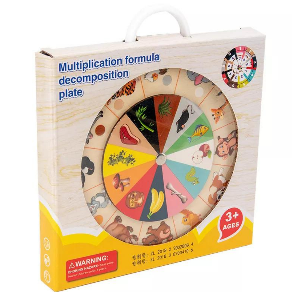 Montessori multifunctional double-sided learning plate math teaching animal matching kids educational toys