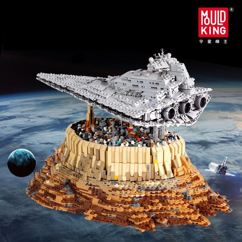 5162pcs Mould King 21007 The Empire over Jedha City Building Blocks Toy Set
