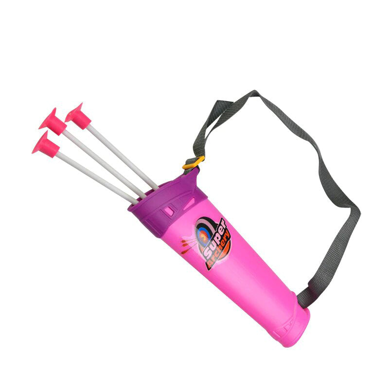 Fonderland Light Up Bow With 3 Suction Cup Arrows Kids Archery Toys Set Girl Like Gift