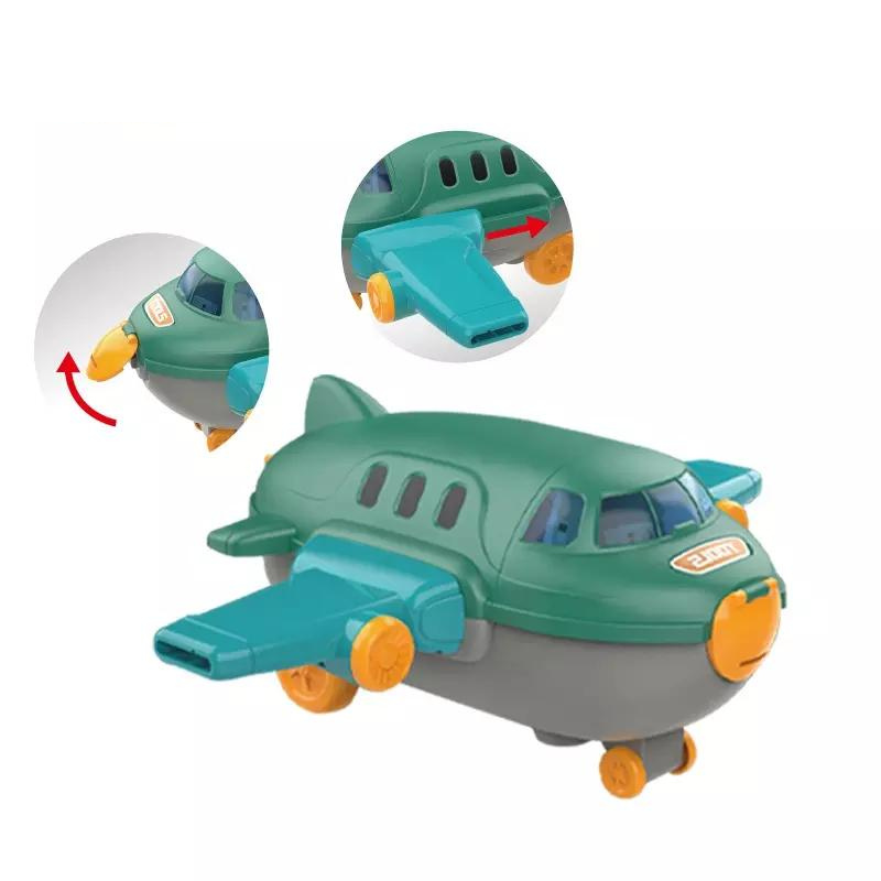 45pcs 2-in-1 Plane Pretend Play Repair Tool Workbench Children Education Play House Toys Kids Gift