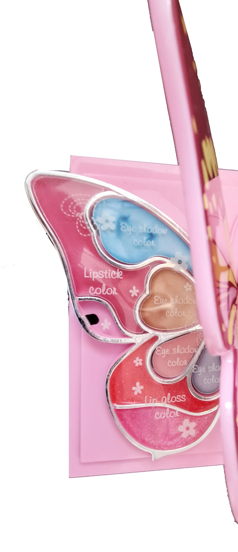 Kid Girls Makeup Set Butterfly Style Eco-friendly Cosmetic Pretend Play Kit Princess Toy